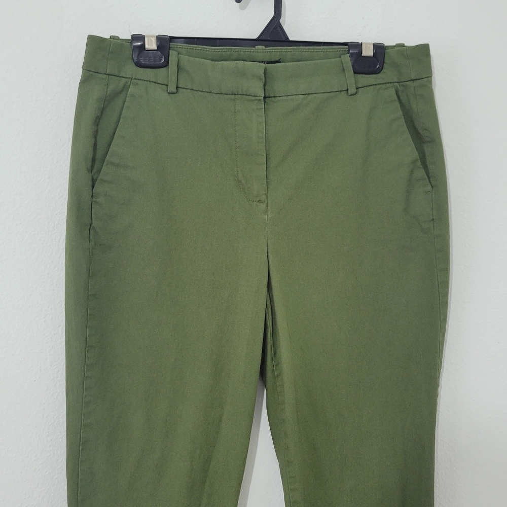 J. Crew Mercantile Effortless Slim Crop Chino Pants Women's 8 - Picture 2 of 6